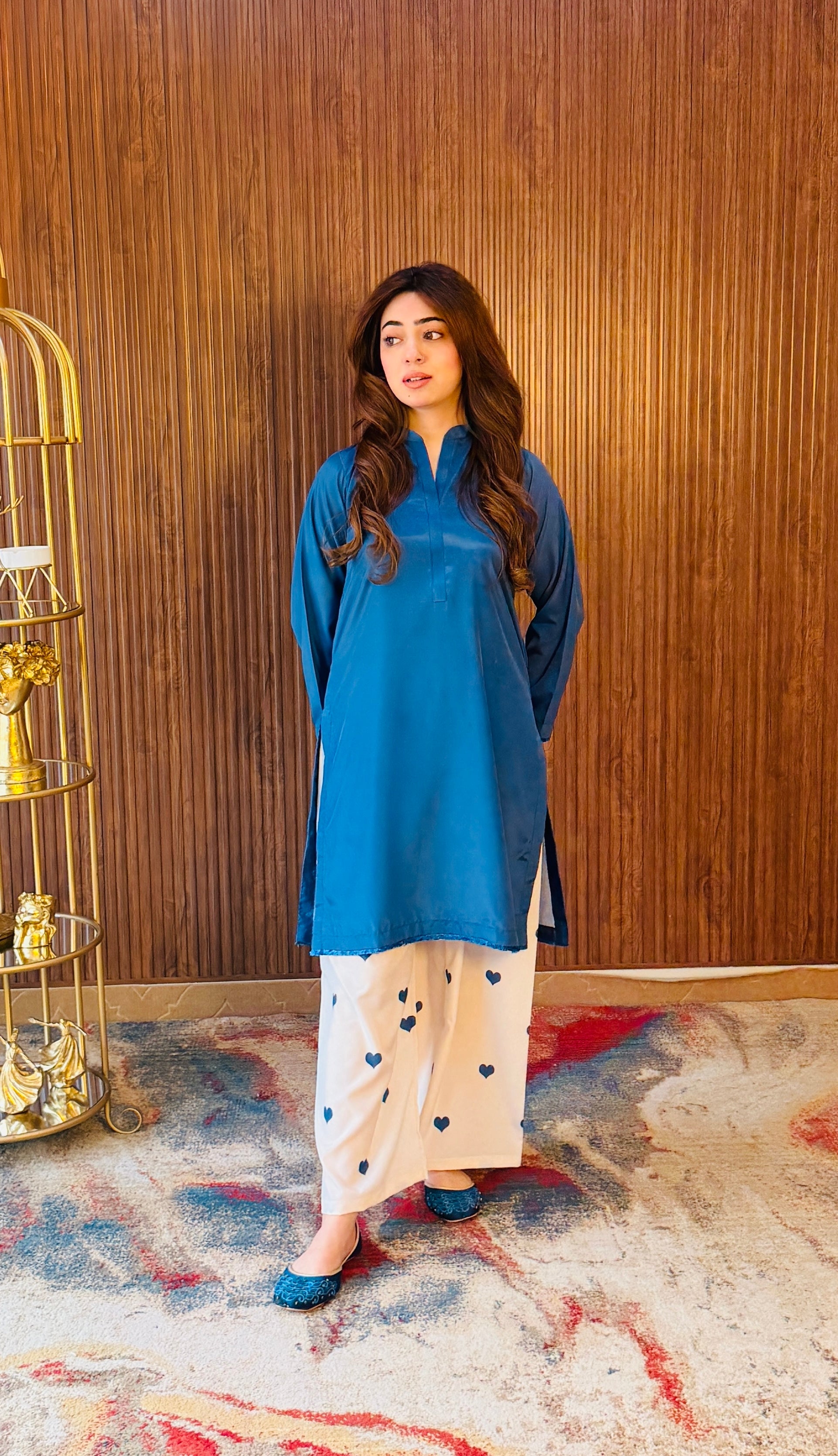 Aleesa-blue 2 pc