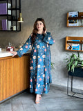 Zayna Embroidered Kaftaan-3pc