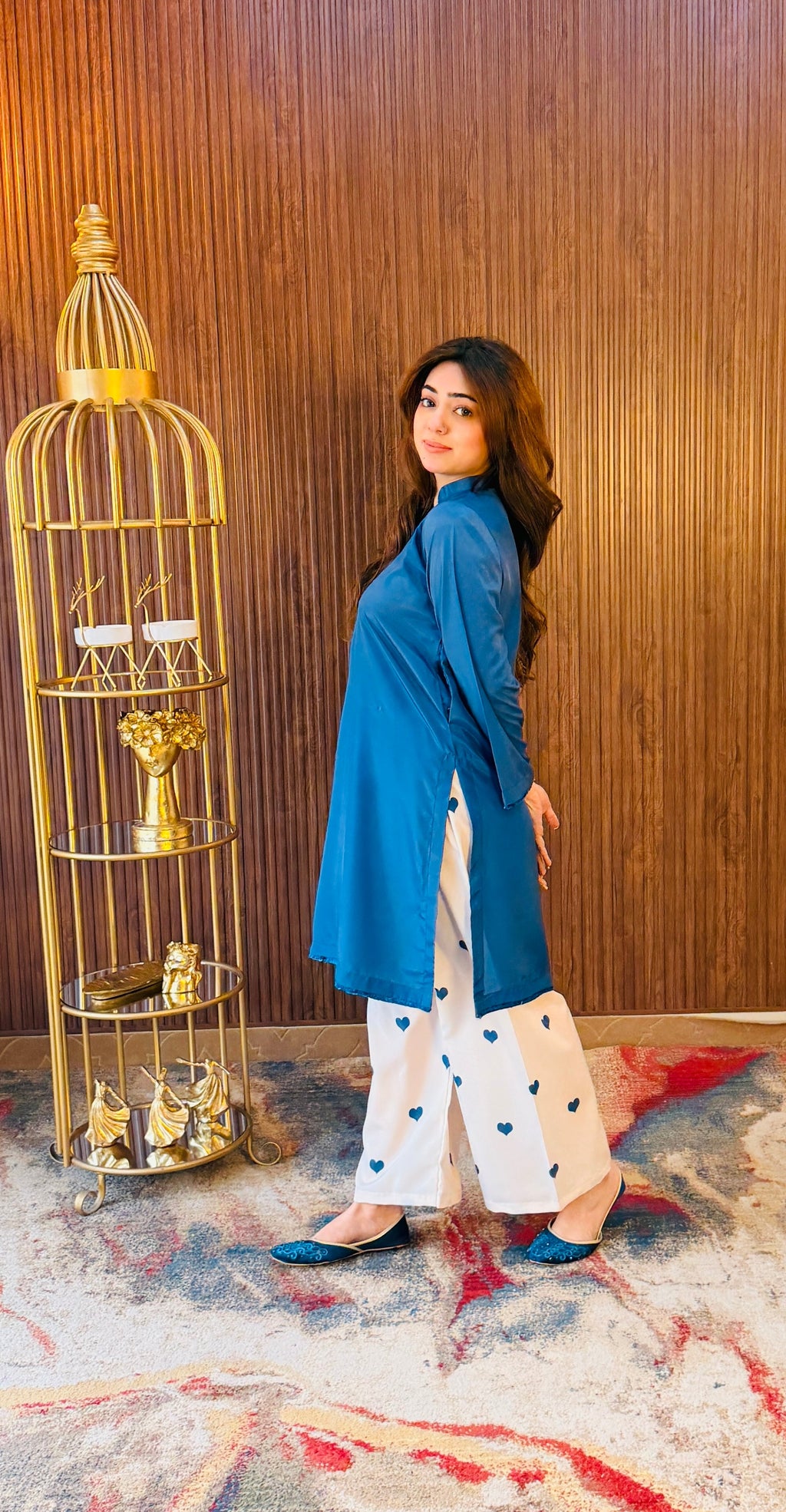 Aleesa-blue 2 pc