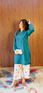 Aleesa-green 2 pc